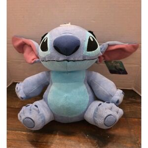 Disney Lilo & Stitch Plush Just Play Stuff Animal 2022 Blue Classic Sitting NWT